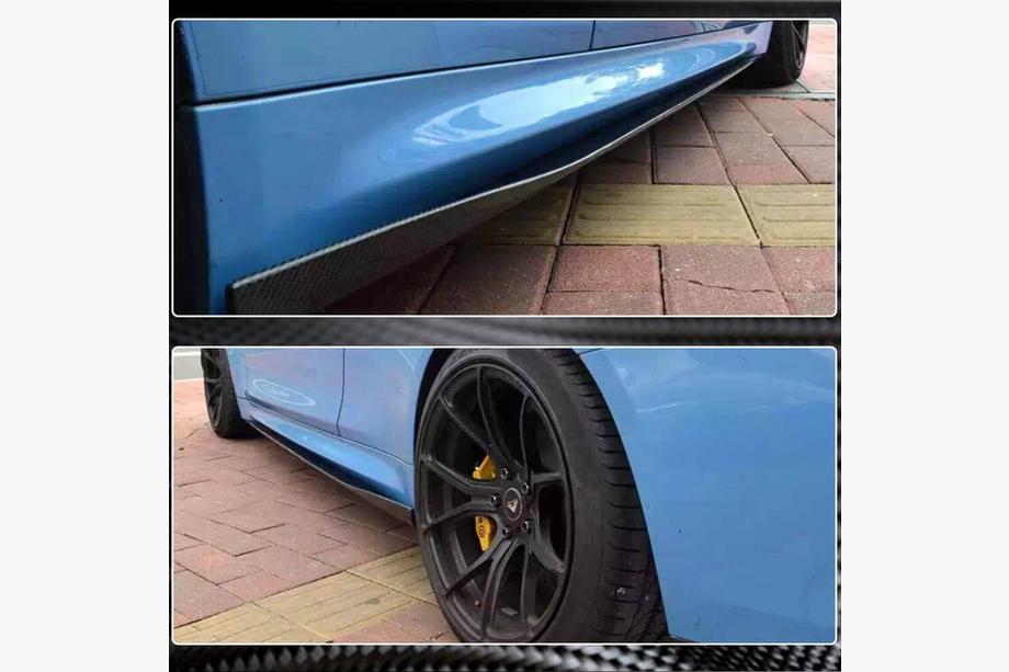 BMW 4 séria F32/F33/F36 2012–2020 Nástavce prahov V1 (pre F82/F83, karbón) Fotografia 3