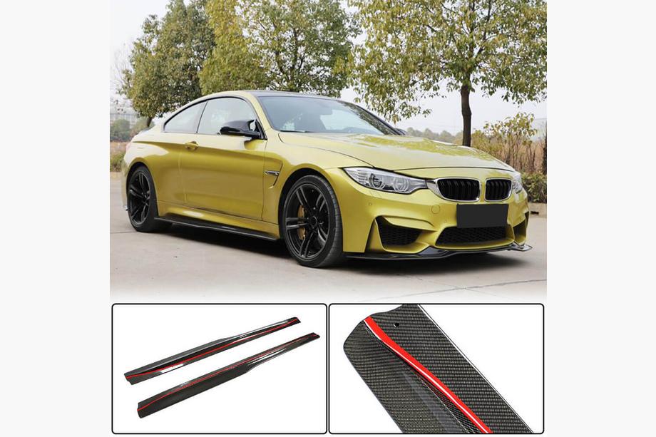 BMW 4 séria F32/F33/F36 2012–2020 FRP V4 prahové nadstavce (pre F82) Image