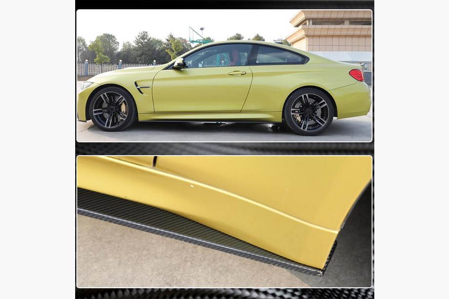 BMW 4 séria F32/F33/F36 2012–2020 Prahové nadstavce FRP V7 (pre F82) Fotografia 4