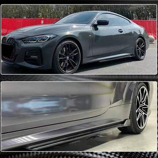 Prahové lišty V3 (pre G22/G23 M-Sport, karbón) BMW 4. séria G22/23/26 2020– fotografia 3