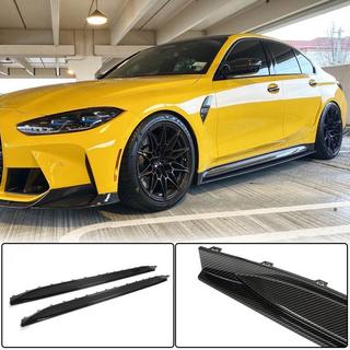 Prahové nástavce V4 (pre G80, karbon) BMW 3. rad G20/G21 2018– fotografia 1