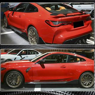 Nadstavce prahov V2 (pre G82/G83, karbón) BMW 4. séria G22/23/26 2020– fotografia 4