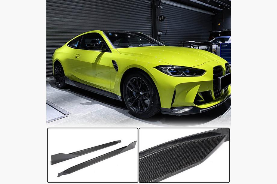 BMW 4. séria G22/23/26 2020– Kryty prahov Suchý karbón V2 (pre G82/G83) Fotografia 1