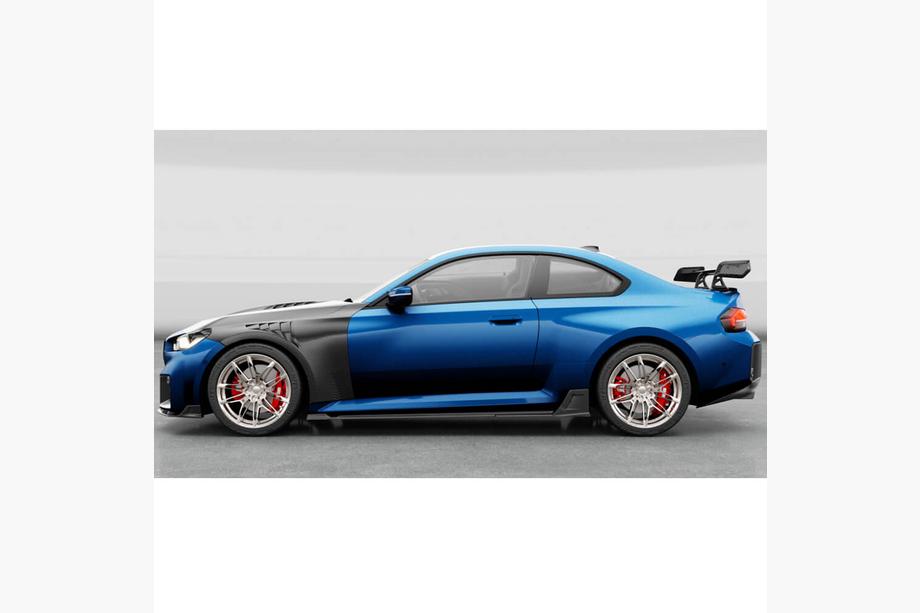 BMW 2. séria G42 2021– Nástavce prahov V1 (pre G87, karbón) Fotografia 3