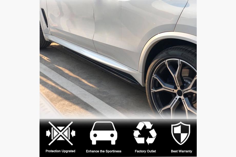 BMW X5 G05 2019–2026 Prahové nástavce Carbon V1 (Pravý karbón) Fotografia 3