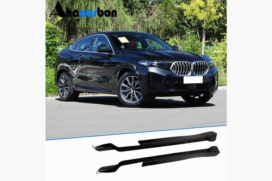 BMW X6 G06 2019–2027 ABS prahové nadstavce (blade) Fotografia 1