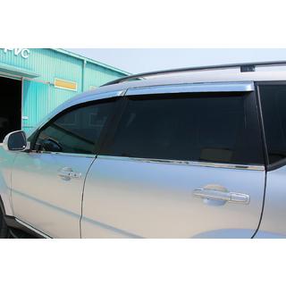 Vonkajšie okenné lišty (4 ks, nerez) SsangYong Rexton I 2001–2017 fotografia 1