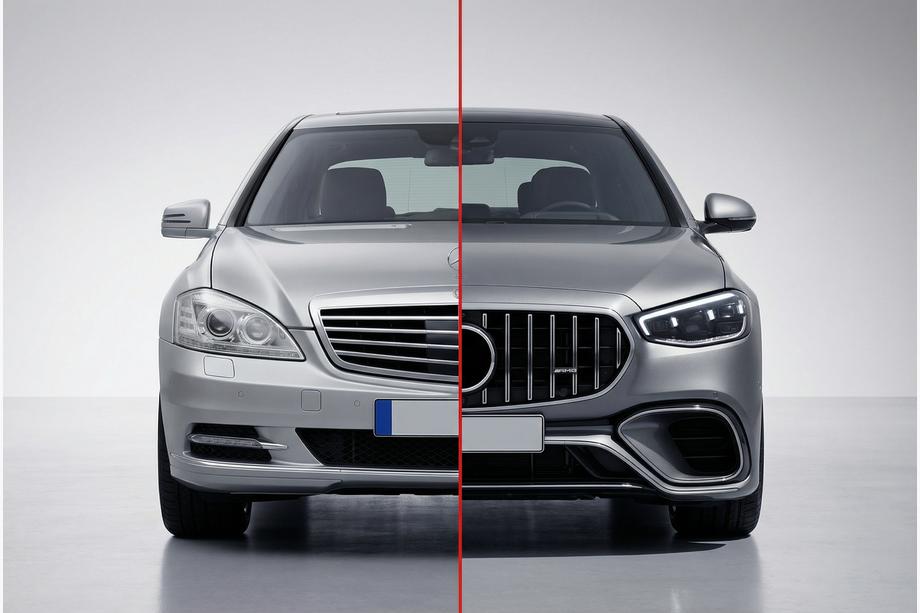 Mercedes S-class W221 2005–2013 Restylingový kit na W223 AMG S63 Fotografia 1
