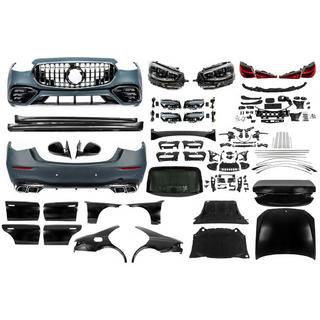 Restylingový kit pre W223 AMG S63 (s kľučkami dverí a vložkami) Mercedes S-сlass W221 2005–2013 fotografia 1