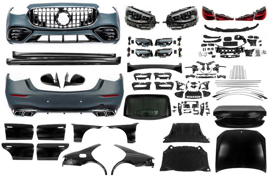 Mercedes S-class W221 2005–2013 Restylingový kit pre W223 AMG S63 (s kľučkami dverí a vložkami) Image