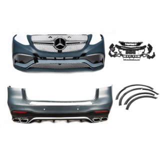 Bodykit GLE63 AMG (so zadným nárazníkom) Mercedes GLE/ML сlass W166 2011–2018 fotografia 2