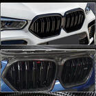 BMW X6 G06 2019–2027 Obličkové mriežky M-Look (2018-2022, karbón) fotografia 7
