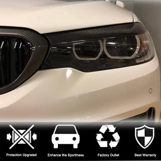 Mračítka na svetlá – suchý karbón (2017-2020) BMW 5. rad G30/G31 2017–2023 fotografia 3