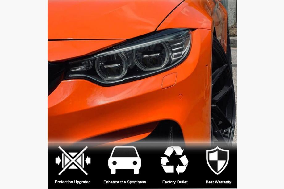 BMW rad 3 F30/F31 2012–2019 Mračítka na svetlá V1 (pre F80, karbón) Fotografia 2