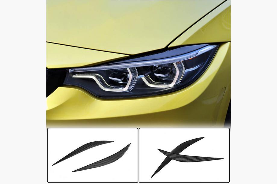 BMW 4 séria F32/F33/F36 2012–2020 Mračítka na svetlá V1 (Carbon) Fotografia 1