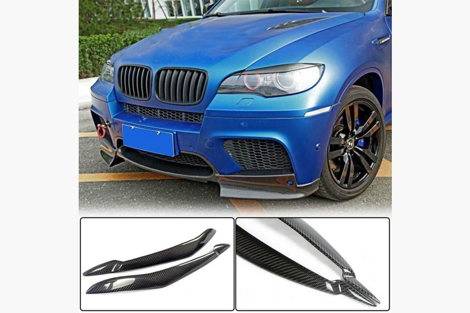 BMW X6 E71 2008–2014 Riasy na svetlá (karbón) Image