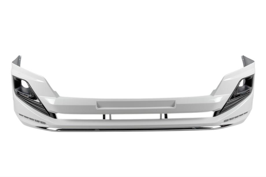 Toyota Land Cruiser Prado 150 2009–2023 Nadstavce predného a zadného nárazníka Luxury (2013-2017) Biela farba Fotografia 5