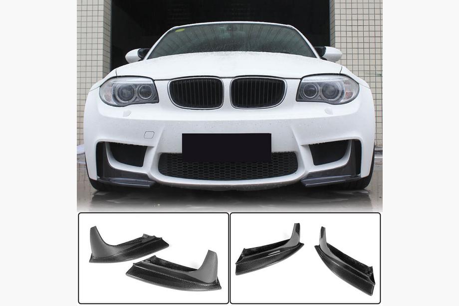 BMW 1 Series E81/E82/E87/E88 2004–2011 Flapy na predný nárazník (pre 1M E82, karbón) Image
