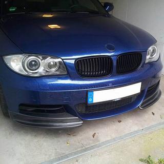 Flapy na predný nárazník Flap (pre E82/E88 M-Sport, karbón) BMW 1 Series E81/E82/E87/E88 2004–2011 fotografia 2