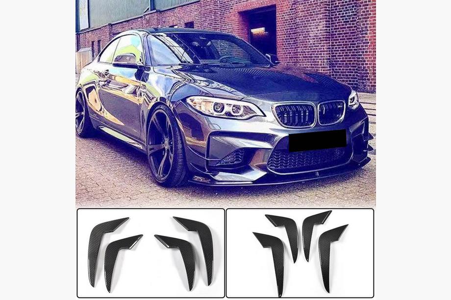 BMW 2. séria F22/F23 2014–2021 Lip spojler predného nárazníka (pre F87 M2, karbón) Image