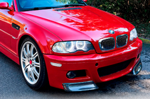 BMW 3 E46 1998–2006 Nadstavce predného nárazníka Flap (pre M3, karbón) fotografia 1