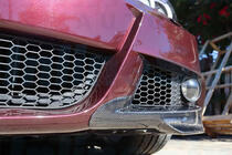 BMW 3 rad E90/E91 2005–2011 Flap nadstavce na predný nárazník (pre E90 2008-2011 M-Sport, karbón) fotografia 4