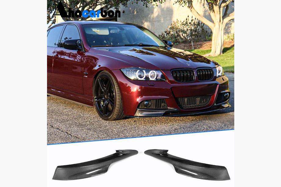 BMW 3 rad E90/E91 2005–2011 Flap nadstavce na predný nárazník (pre E90 2008-2011 M-Sport, karbón) Image