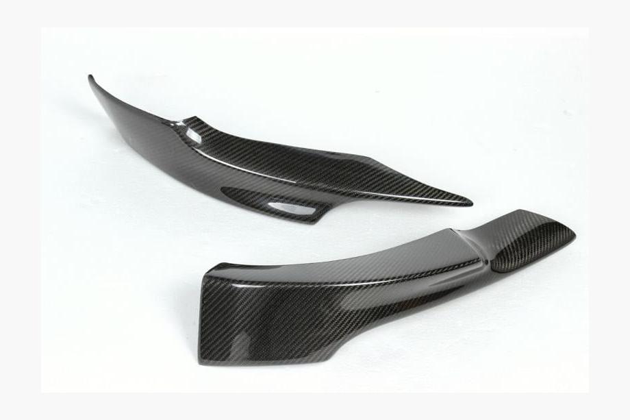 BMW 3. séria E92/E93 2006–2013 Flap lišty na predný nárazník (pre M-Sport 2006-2009, karbón) Fotografia 8