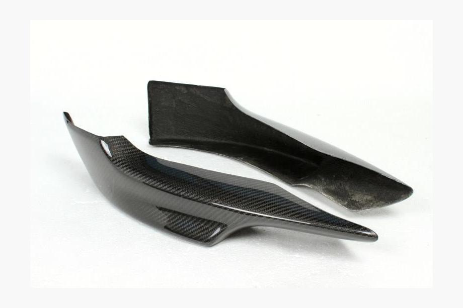 BMW 3. séria E92/E93 2006–2013 Flap lišty na predný nárazník (pre M-Sport 2006-2009, karbón) Fotografia 10