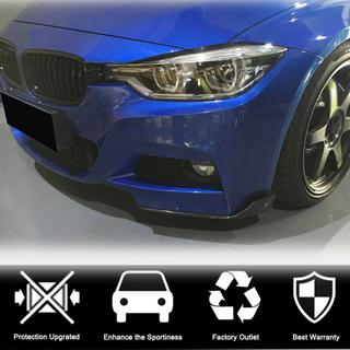 Flapy na predný nárazník (pre F30 M-Sport, karbón) fotografia 3