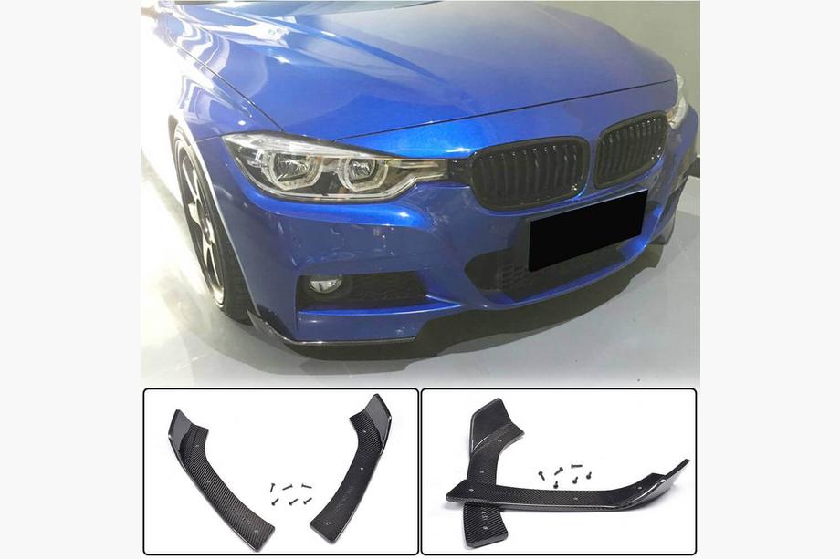 BMW rad 3 F30/F31 2012–2019 Nástavce na predný nárazník Flap FRP V2 (pre M-Sport) Fotografia 2