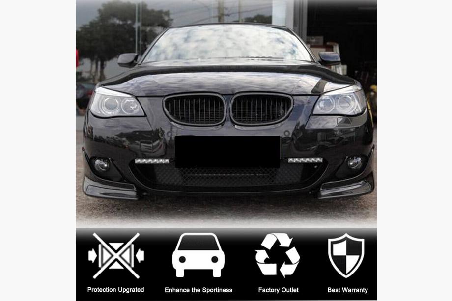 BMW 5. rad E60/E61 2003–2010 Klapy na predný nárazník (pre M-Sport, karbón) Fotografia 3