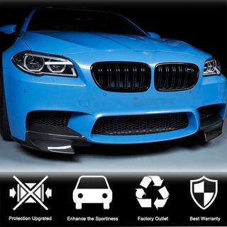 Flapy na predný nárazník (pre F10 M5, karbón) BMW 5. rad F10/F11 2010–2016 fotografia 2