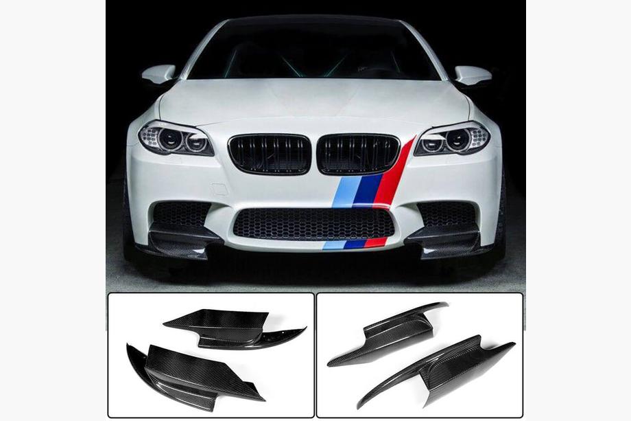 BMW 5. rad F10/F11 2010–2016 Flapy na predný nárazník (pre F10 M5, karbón) Image