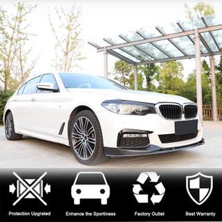 Nárazníkové krídelká na predný nárazník Flap V2 (pre M-Sport 2017-2020, karbón) BMW 5. rad G30/G31 2017–2023 fotografia 3