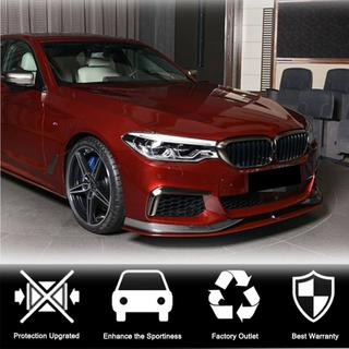 Predný nárazníkový lip Flap V3 (pre M-Sport 2017-2020, karbón) BMW 5. rad G30/G31 2017–2023 fotografia 2