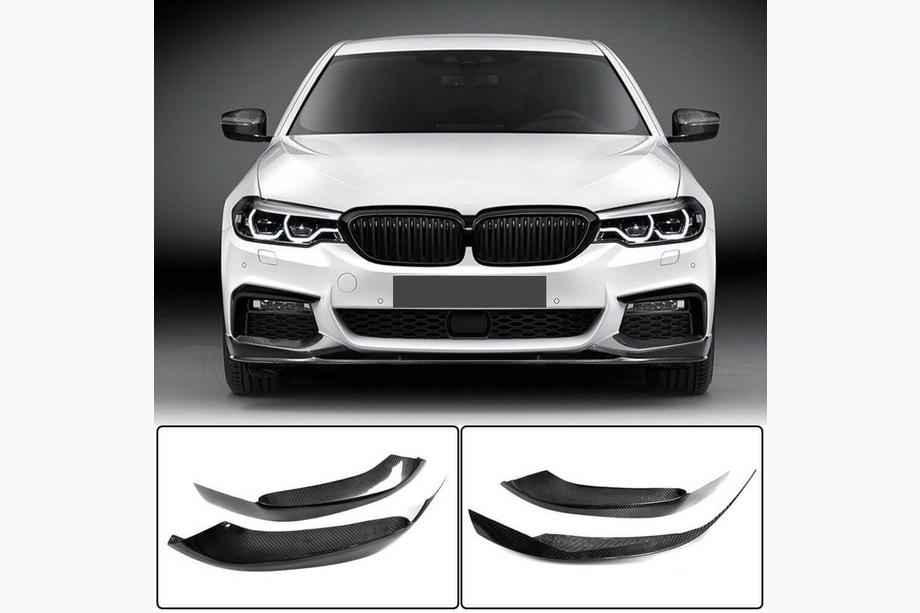 BMW 5. rad G30/G31 2017–2023 Karbonové flapy na predný nárazník V4 (pre M-Sport 2017-2020) Image