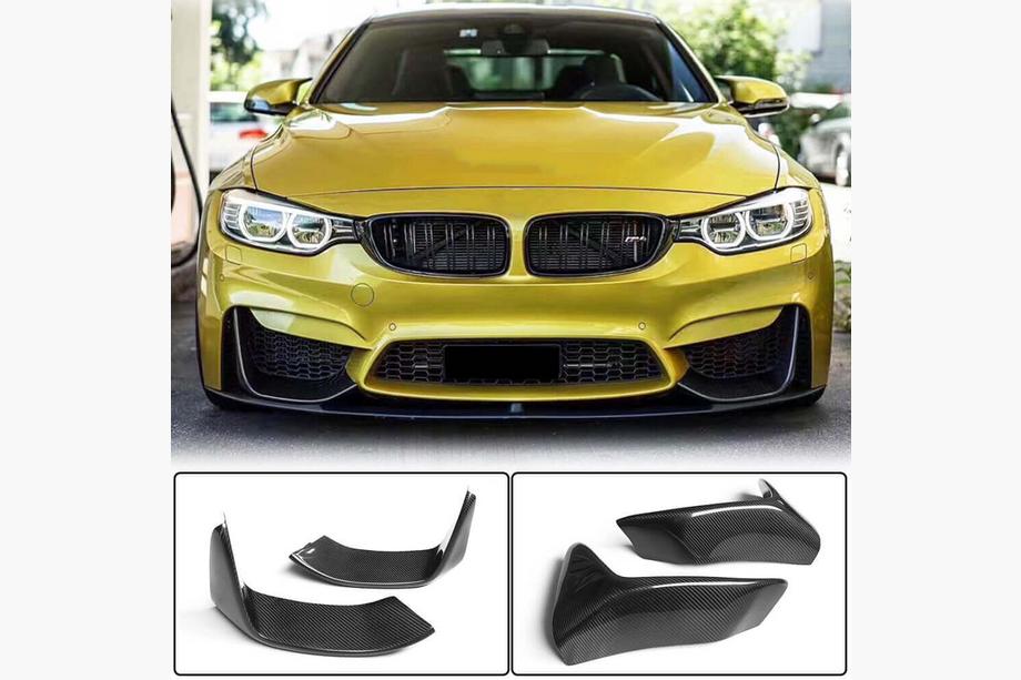 BMW 4 séria F32/F33/F36 2012–2020 Lip spojler predného nárazníka Flap V4 (pre F82/F83, karbón) Image