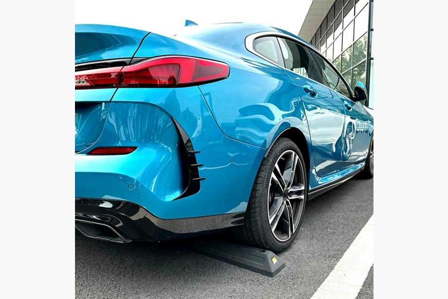 BMW 2. rad Gran Coupe F44 2020–2024 Nadstavce na zadný nárazník Flap ABS Fotografia 2