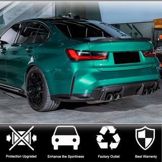 Kryty zadného nárazníka Flap V3 (pre G80, karbón) BMW 3. rad G20/G21 2018– fotografia 2