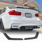 BMW 4 séria F32/F33/F36 2012–2020 Nadstavce zadného nárazníka Flap V2 (pre F82/F83, karbón) fotografia 1