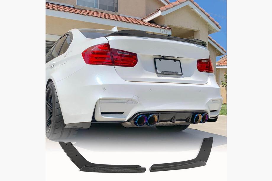 BMW 4 séria F32/F33/F36 2012–2020 Nadstavce zadného nárazníka Flap V2 (pre F82/F83, karbón) Image