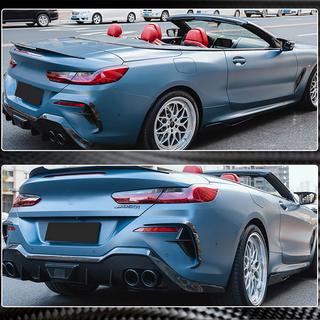 Aerodynamické nadstavce zadného difúzora V2 (pre M-Sport, karbón) BMW 8. séria G14/G15/G16 2018– fotografia 4