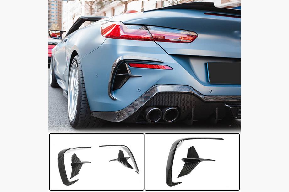 BMW 8. séria G14/G15/G16 2018– Aerodynamické nadstavce zadného difúzora V2 (pre M-Sport, karbón) Image