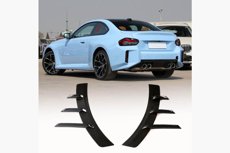 BMW 2. séria G42 2021– Aerodynamické nadstavce zadného difúzora Carbon Fiber V4 (pre G87) Image