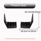 BMW 2. séria G42 2021– Flaps na zadný nárazník Flap Carbon V5 (pre G87) fotografia 5