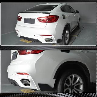 Nadstavce na zadný nárazník Flap (pre M-Sport, karbón) BMW X6 F16 2014–2019 fotografia 3