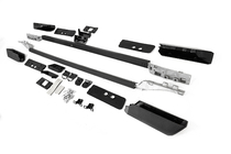 Toyota Land Cruiser Prado 250 2023– Čierne OEM strešné lyžiny (hliník) fotografia 13