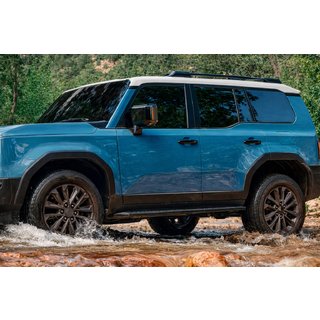 Čierne OEM strešné lyžiny (hliník) Toyota Land Cruiser Prado 250 2023– fotografia 4