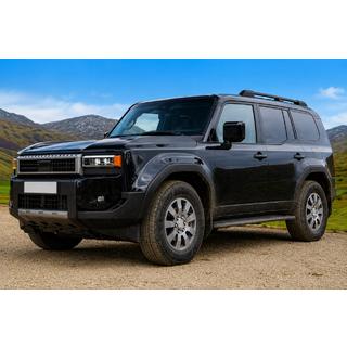 Čierne OEM strešné lyžiny (hliník) Toyota Land Cruiser Prado 250 2023– fotografia 1